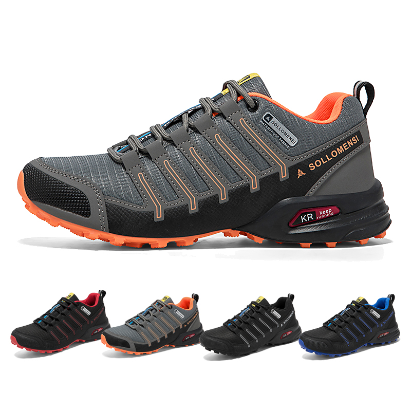 Anti Slip Trail Running Sneakers - 남성용 방수 하이킹 신발 야외 트레킹