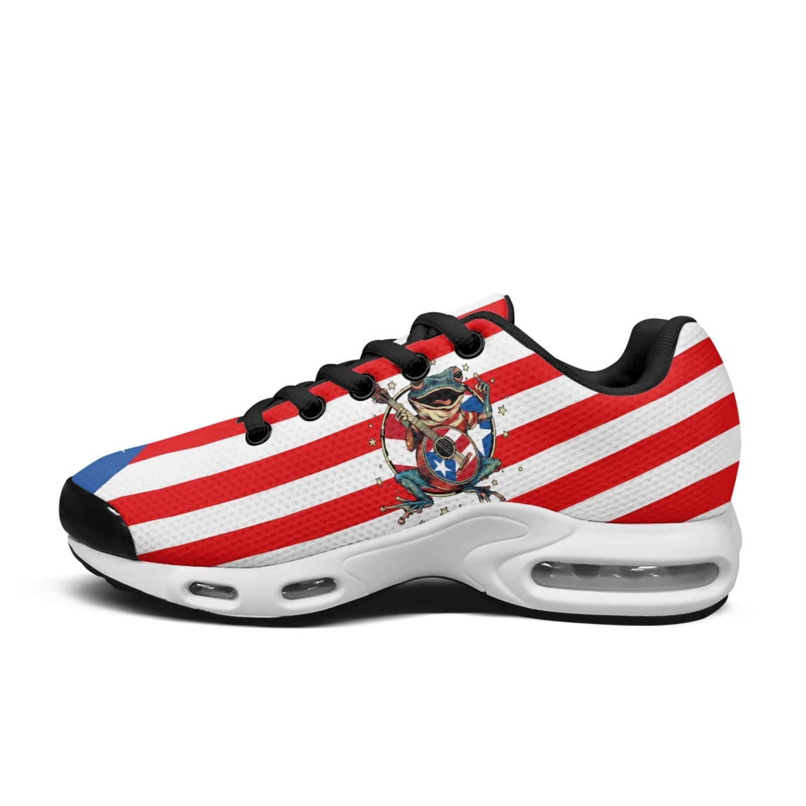 PENSTROLL 레드 화이트 블루 스타 편안한 메쉬  - Air Cushion Jogger Shoes Men 리뷰 및 가격