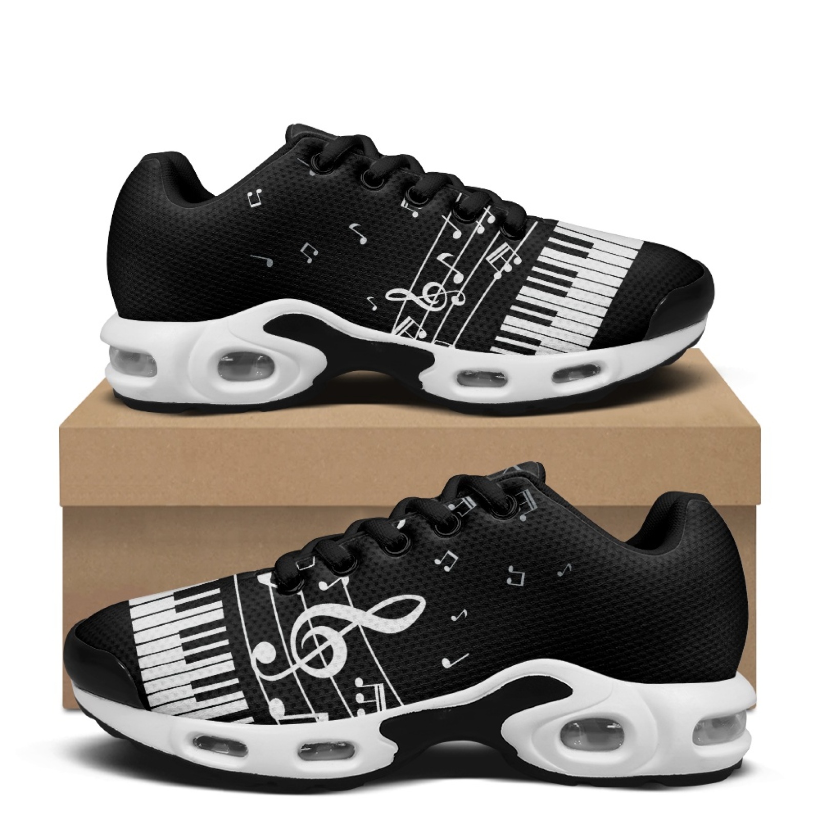 PENSTROLL 피아노 음악 노트 캐주얼 메쉬 메쉬  - Air Cushion Jogger Shoes Men 리뷰 및 가격