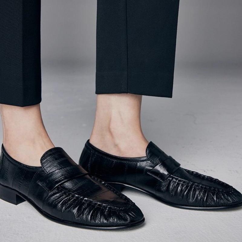 럭셔리 여성 신발 여성을위한 새로운 수제 정품 가죽 로 - Women'S Shoes 리뷰 및 가격